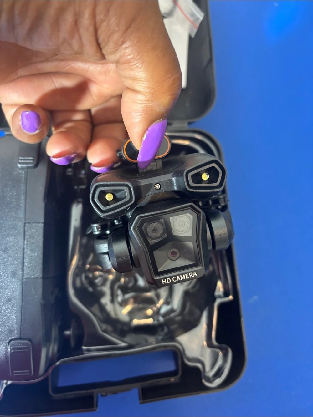 H12 Camera Foldable Drone with Gray and Orange Options